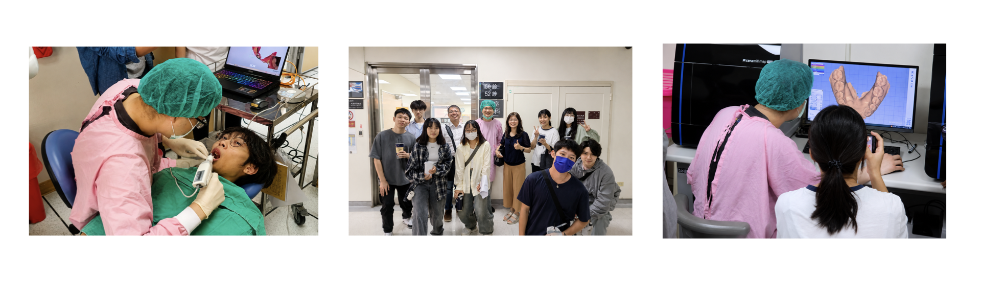 吳純慧院長林彥昆老師指導學生前往臺大虎尾分院與牙科賴主任進行止鼾器跨域與AI智慧醫療實務交流展現資管系跨領域創新應用成果