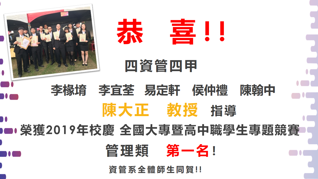 獲獎 第一名